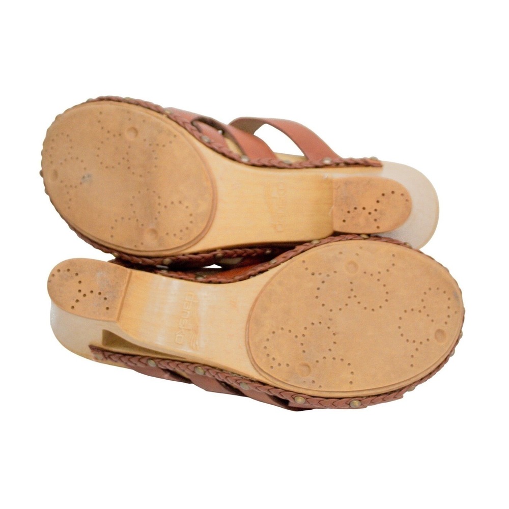 Dansko | Dansko Tory Sandals Chestnut Brown Leather Size 37 - Picture 8 of 12